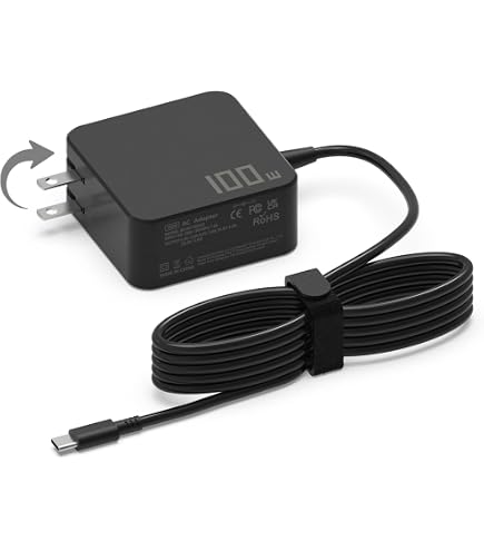 Chargeur Rapide 65W avec GaN Tech pour MacBook Pro/Air, Samsung Galaxy