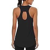 Cakulo Womens Sleeveless Workout Tops Racerback Athletic Summer Tank Tops Gym Yoga Running Shirts Clothes