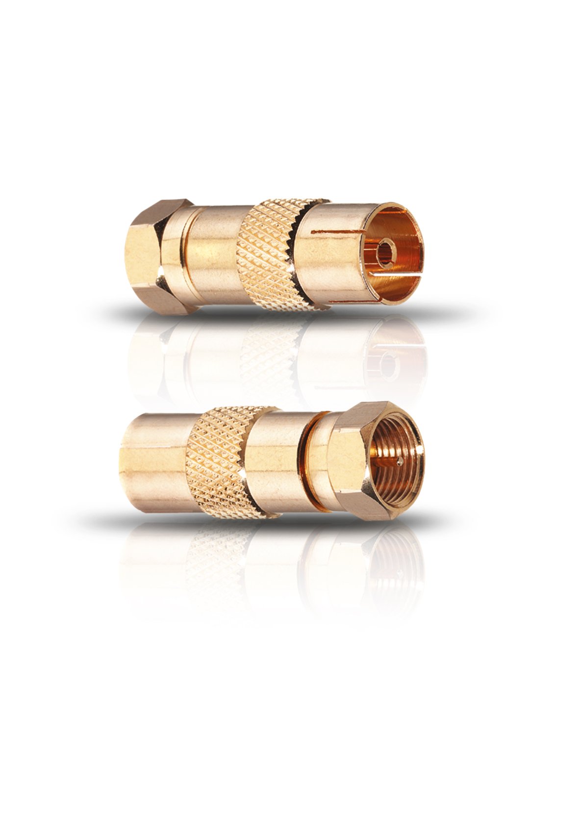 Oehlbach Adaptor Female Connector Co-axial M/F x 2