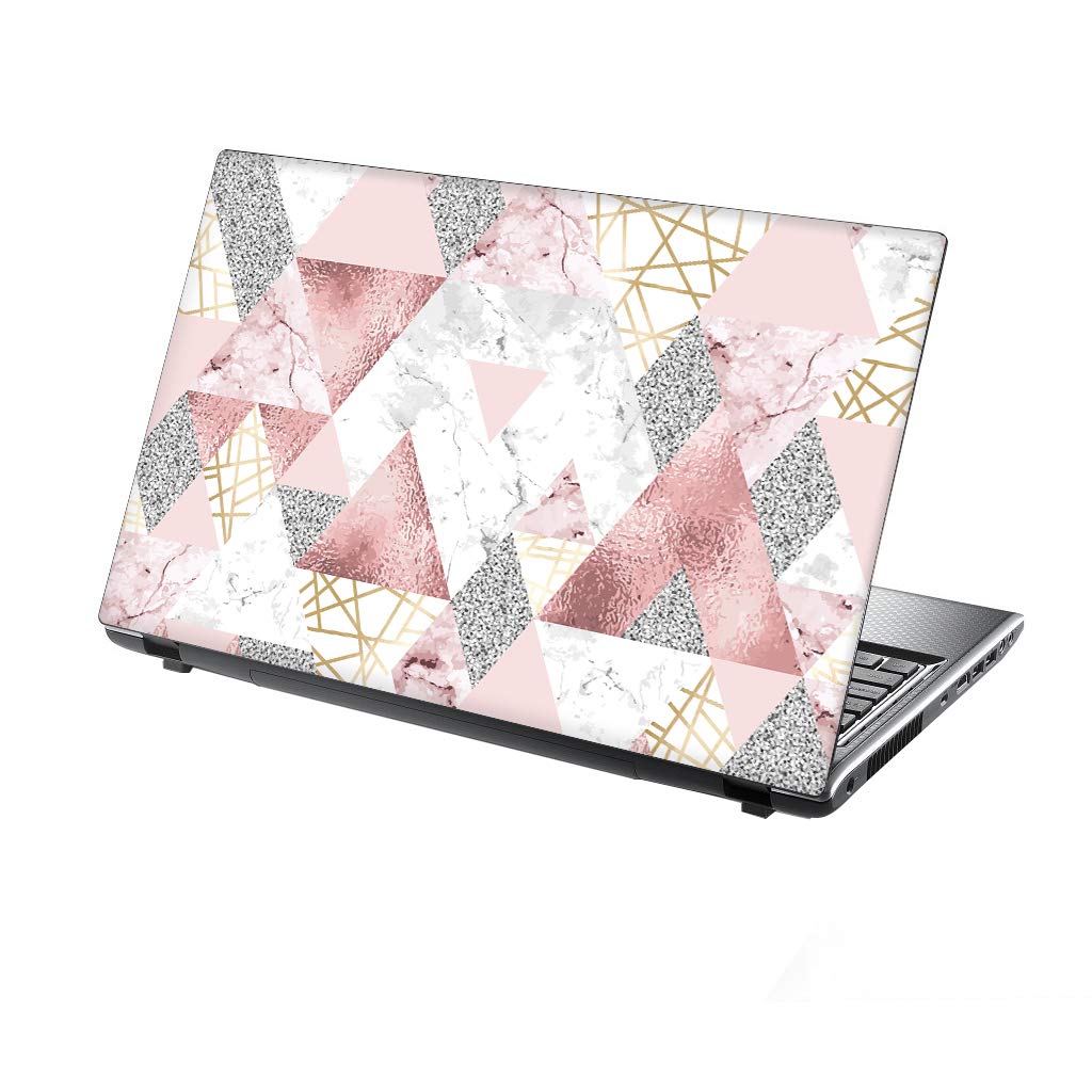 15/15.6 inch (38cm x 25.5cm) Taylorhe laptop skin protective decal blue leopard print