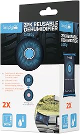Simply Auto DEH004 2 Pack Reusable Car Dehumidifier 350g Microwaveable view 3