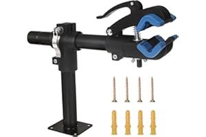 DUPDMKIN Bike Repair Stand Foldable Bicycle Repair Stand Adjustable Blue Bike Mount for Road and Mountain Bikes, Bike Workstands for Home Garage or Workshop