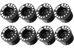 DIYEAH 8pcs Zinc Alloy Bike Brake Lever Screws M10 Black for Cycling with Enhanced Stability and Easy