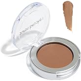 Natural Cream Eyeshadow, Rich Pigmented Matte Eye Makeup, Cocoa Latte | Richly pigmented organic cream eyeshadow in Cocoa Latte matte &mdash; crease-resistant formula flatters mature lids