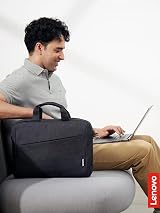 Lenovo T210 15.6-Inch Laptop Shoulder Bag Black Water-Repellent Fabric view 2
