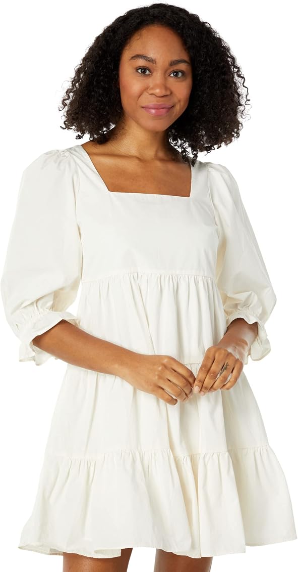 Madewell Poplin Lizzie Babydoll Dress 