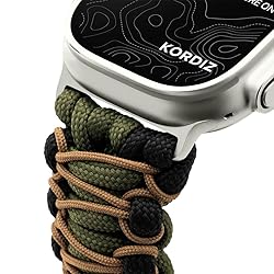 KORDIZ Survivor Pro,Paracord Apple Watch Band