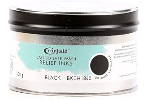 Caligo Safe Wash Relief Ink - Black, 500 g
