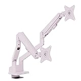 Pixio PS1D Wave Pink Dual Monitor Arm Stand Desk