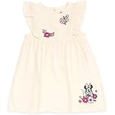 Disney Minnie Mouse Linen Summer Dress Newborn to Little Kid Sizes (Newborn - 7-8)