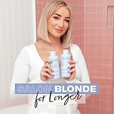 Lee Stafford Blue Toner Hair Mask | Bleach Blonde Ice White | Conditions & view 9