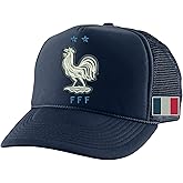 ALLNTRENDS France Soccer Cap Fans Trucker Hat Europe Team Flag Adjustable Snapback