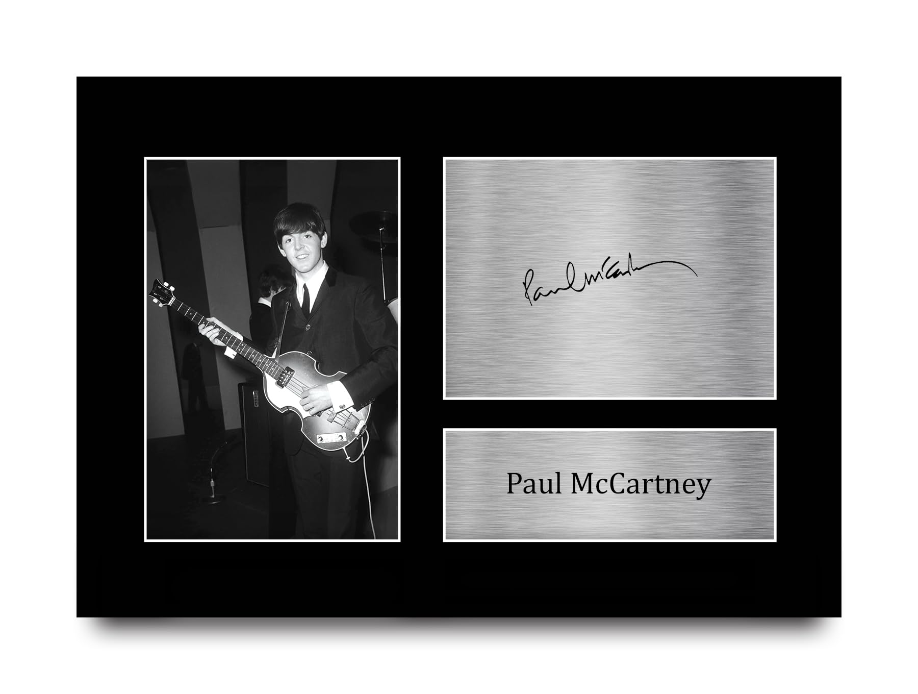 HWC Trading A4 Paul McCartney The Beatles Gifts Printed Signed Autograph Picture for Music Memorabilia Fans - A4 — image 1