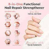 Modelones Nail Care 8 in 1 Ridge Filler Strengthener Base Coat 15ml view 3