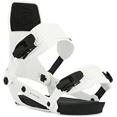 Ride A-6 Mens Snowboard Bindings, M, White