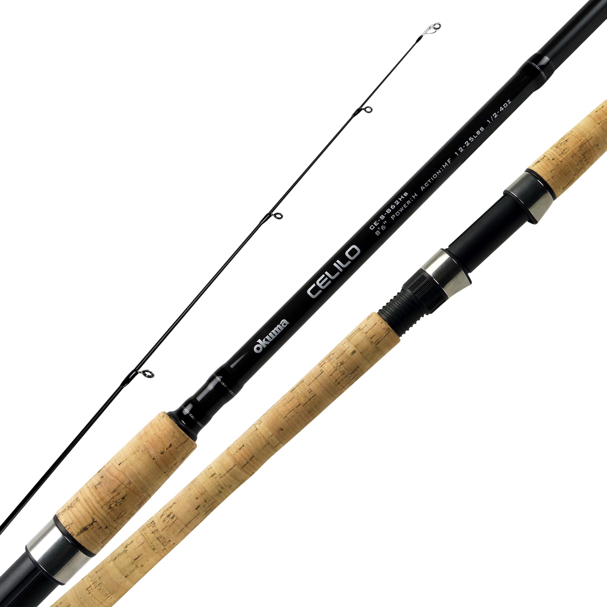 Photo 1 of Okuma Celilo Salmon and Steelhead Lightweight Graphite Rods, CE-S-1062Mb, Black