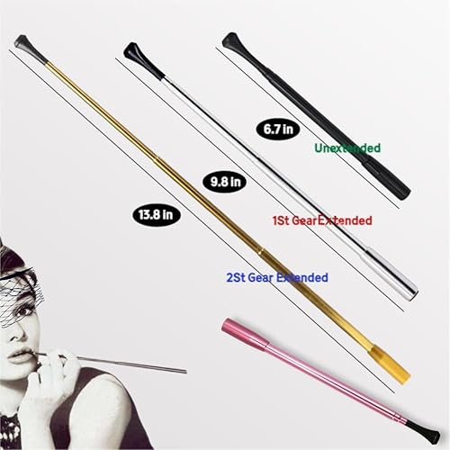 old style cigarette holder Eitonbu Audrey Style Vintage Extendable Cigarette Holder,Vintage Metal Long  Cigarette Hlder,Long Old-Fashioned Cigarette Holder for Costume  Cosplay,Inspired by BAT's(Rose Gold) ﻿ in Kenya