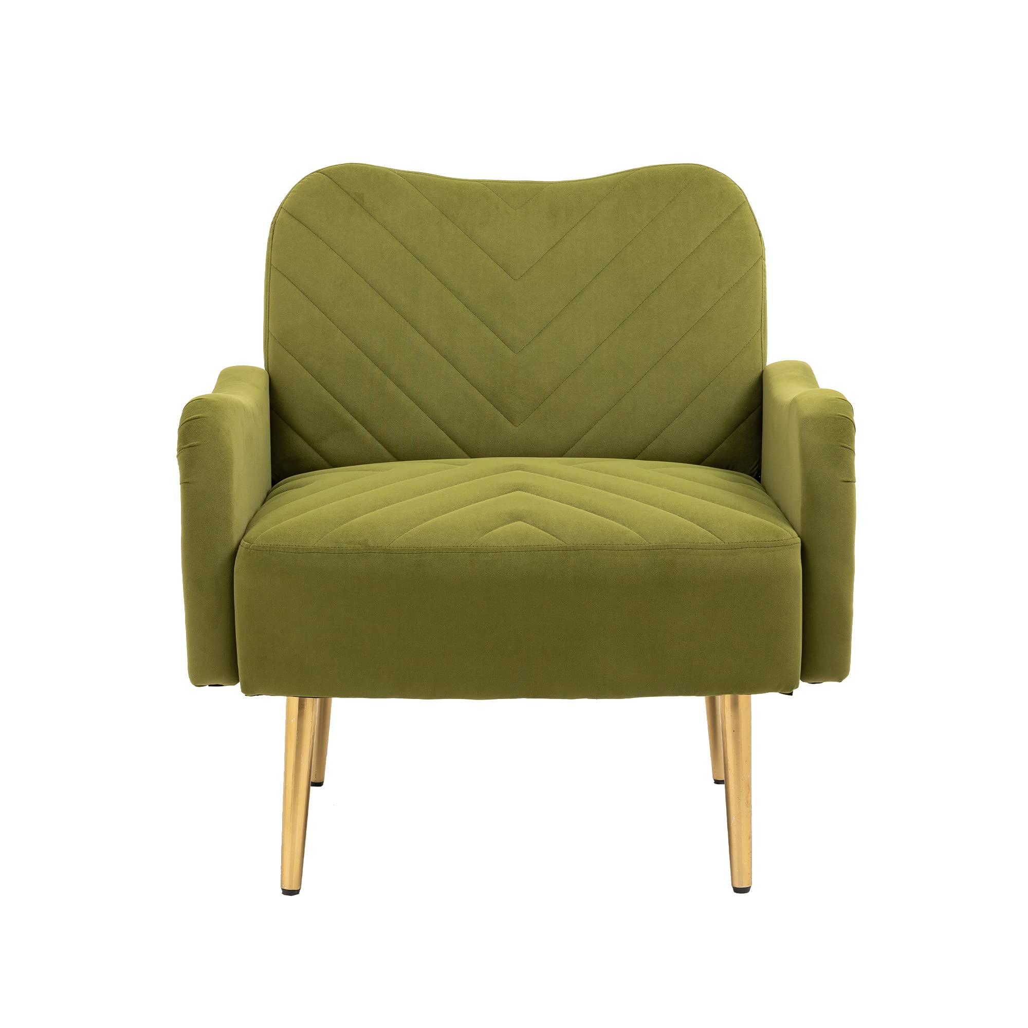 HomSof Modern Accent Chair Comfy Armchair Olive Leisure Single