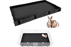 47x24 Guinea Pig Cage Liners, Waterproof Guinea Pig Durable Tarp Bottom for Grids Habitat Small Animal Cage Bottom for Chinch