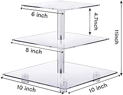 YestBuy 3 Tier Cupcake Stand - Premium Cupcake