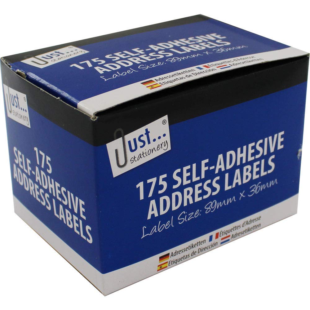 Just stationery 175 Self-Adhesive Address Labels, 5013922031408