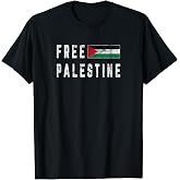 Free Palestine Flag - Stand for Peace in The Middle East T-Shirt