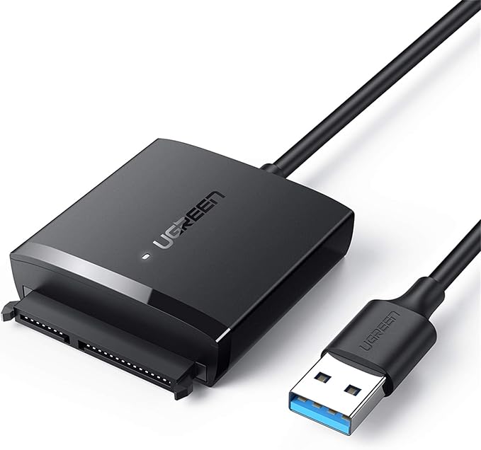 UGREEN SATA to USB 3.0 Cable Hard Drive Adapter 2.5 SSD to HDD Clone Kit External Disk Reader UGREEN SATA to USB 3.0 Cable Hard Drive Adapter 2.5 SSD to HDD Clone Kit External Disk Reader