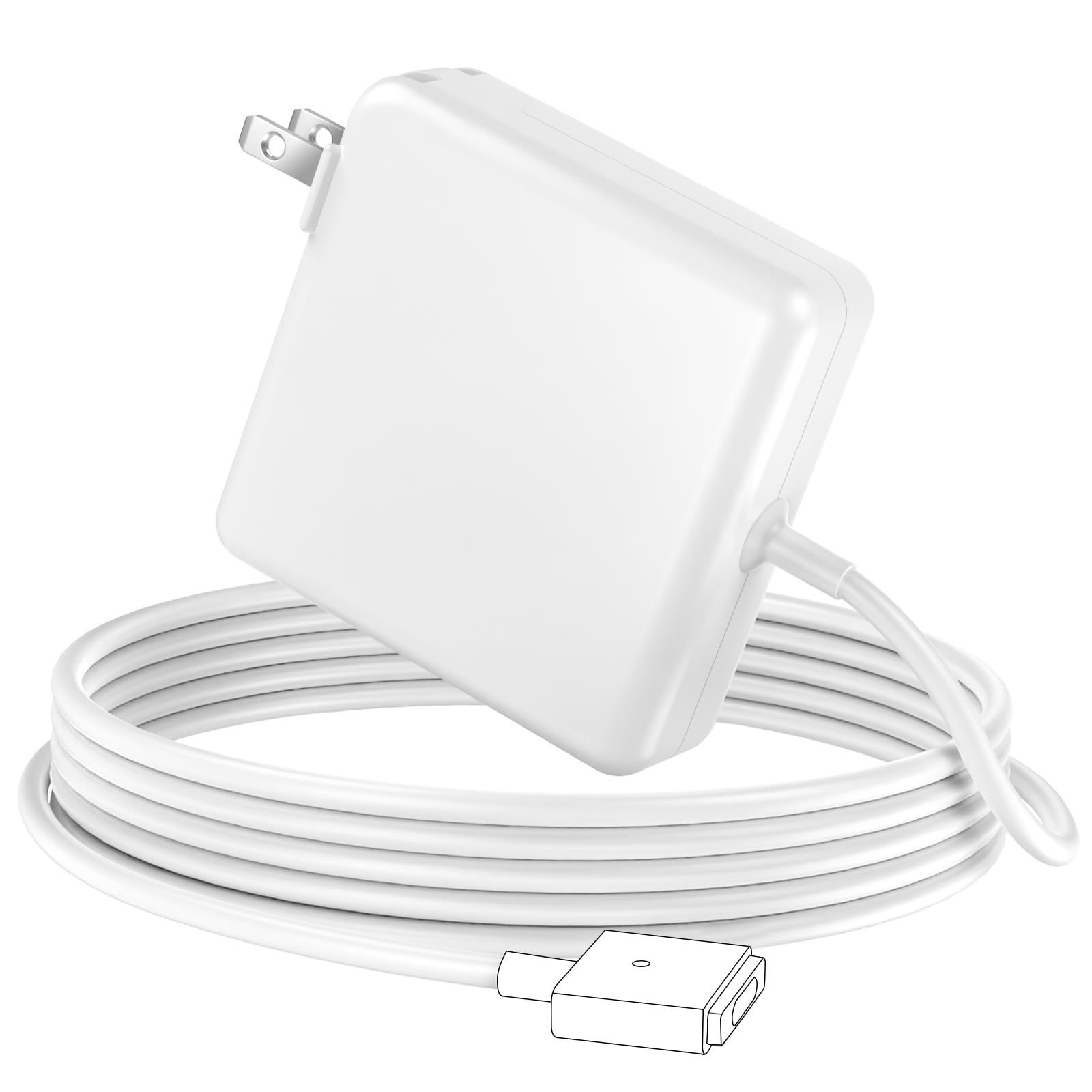 85W Charger for MacBook Pro,Charger Adapter with Fast Charging,Replacement AC 2T-Tip Connector Power Adapter,Laptop Charger Compatible with MacBook pro & Air 13 inch-15 inch Retina After Mid 2012