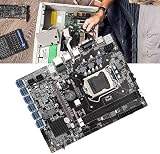 Lodokdre B75 ETH BTC Mining Motherboard LGA1155 12XPCIE G1630 CPU DDR3 Fan Cable view 2