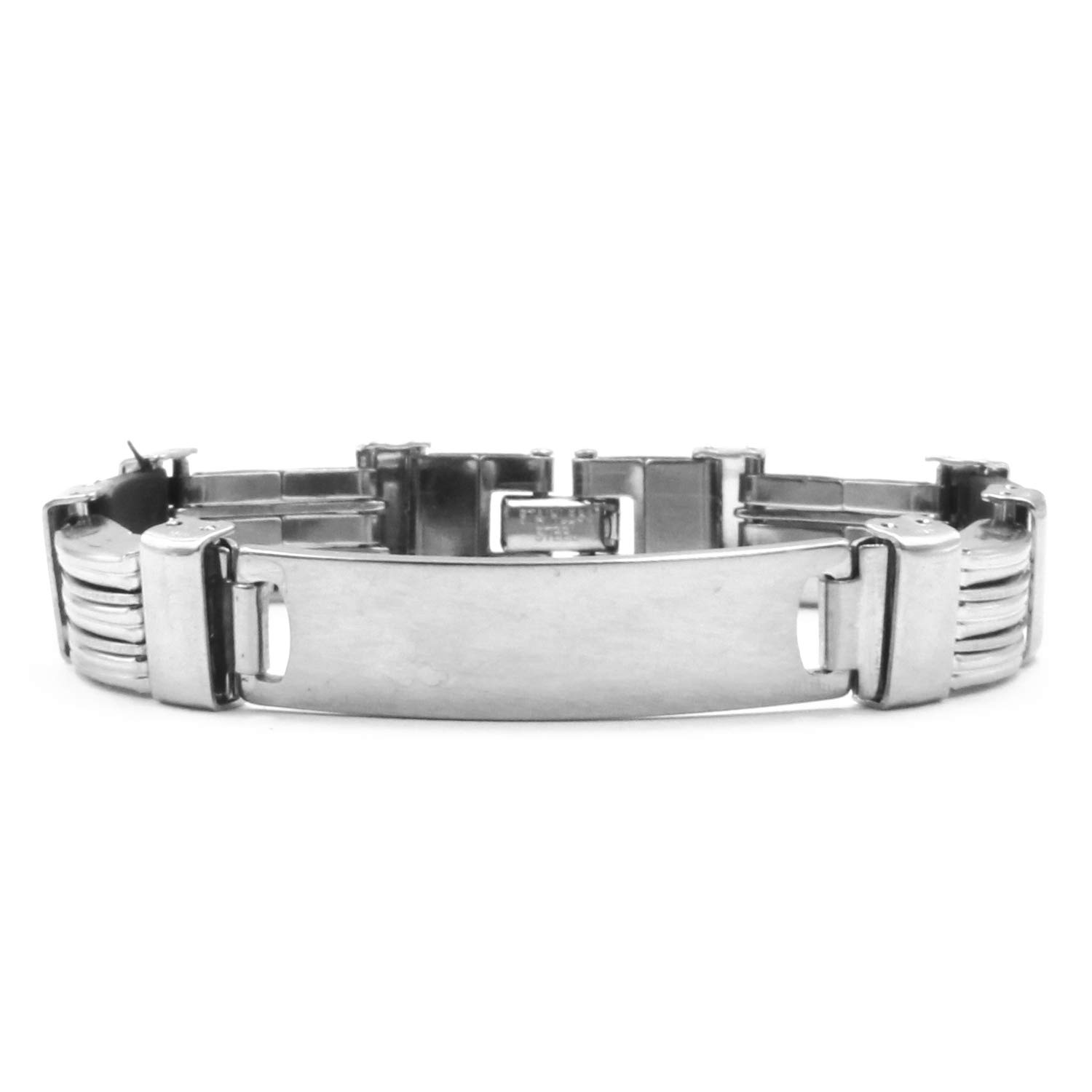 Kigu Steel Link Bracelet with a 2 Silicone Links