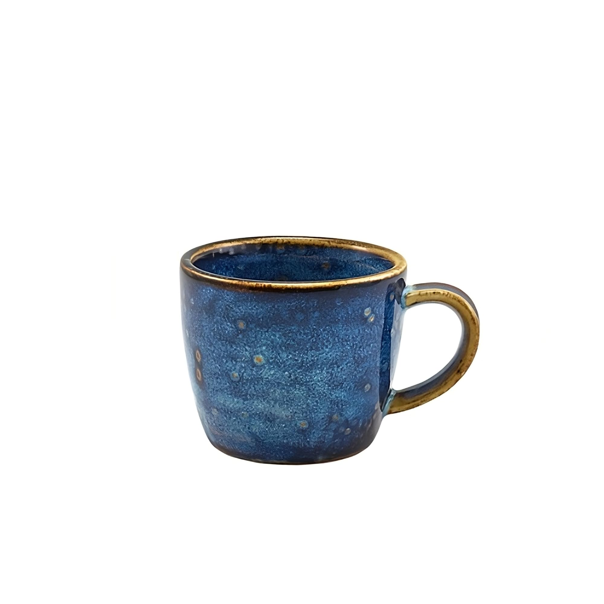 Genware Terra Porcelain, Aqua Blue, Espresso Cup, 90ml, Cup-PBL9, Pack of 6