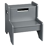 Two-Step Stool by Wildkin, Wooden Step Stool for