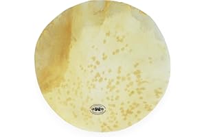 GMP Elite Replacement Goat Skin for Djembes | Professional Goat Skin Leather for Djembe Drums, Thick, Shaved/No Hair - 22" / 