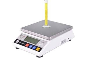 SURMOUNT WAY SurmountWay Lab Scale 5000g x 0.1g - High Precision Digital Laboratory Scale - Accuracy Scientific Scales for Kitchen Food Jewelry Gold Analytical Weighing(5000g,0.1g)