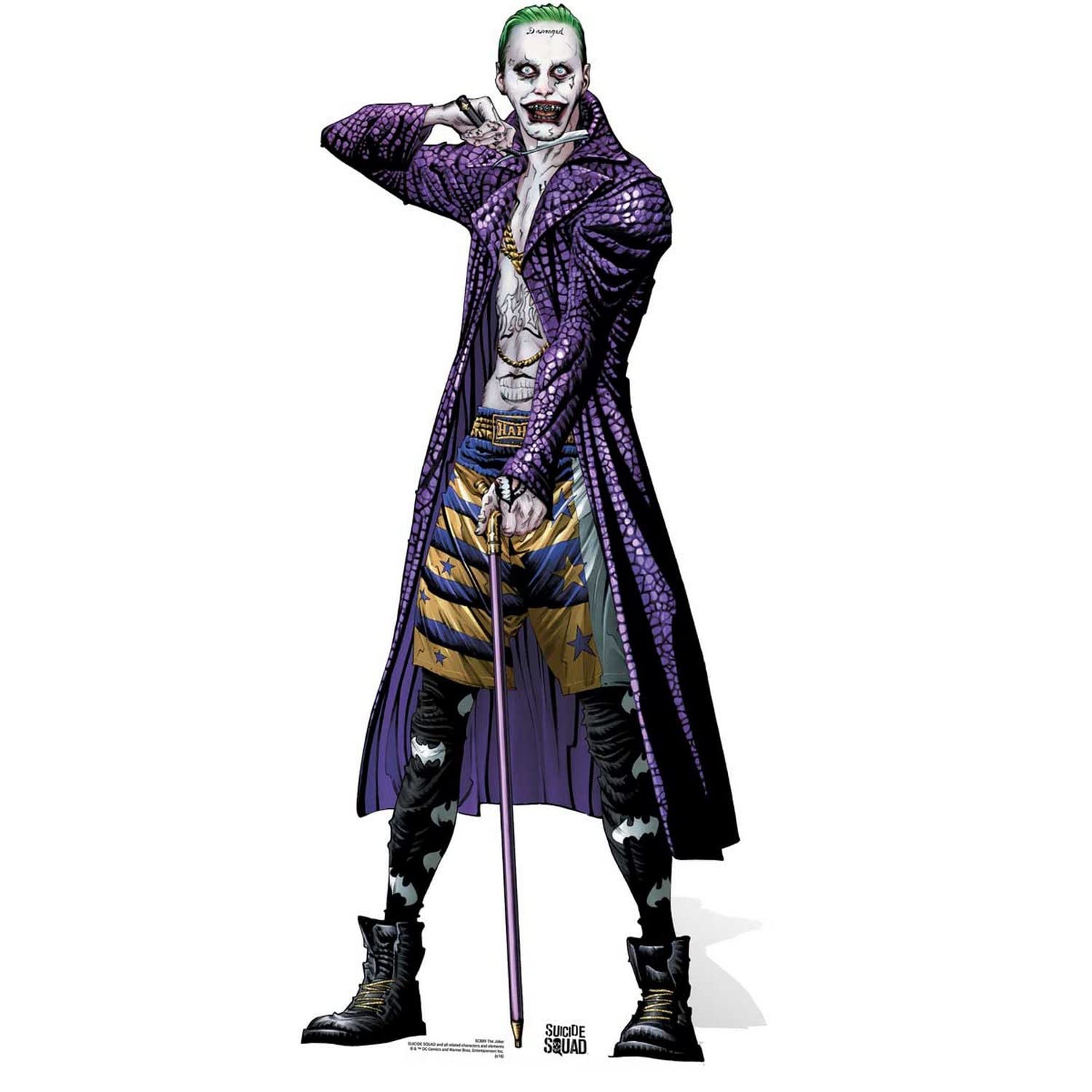 Star Cutouts SC889 The Joker Gotham Supervillain Comic Art Cardboard Cut Out