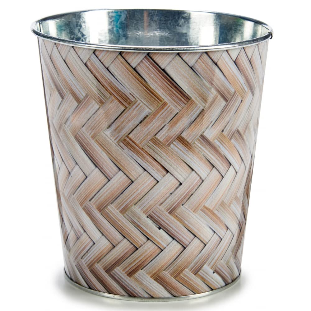 Metal Wicker Planter 15 x 14