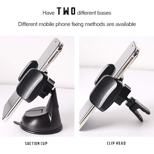 MANORDS Universal Air Vent Cell Phone Holder，Car Phone Mount with