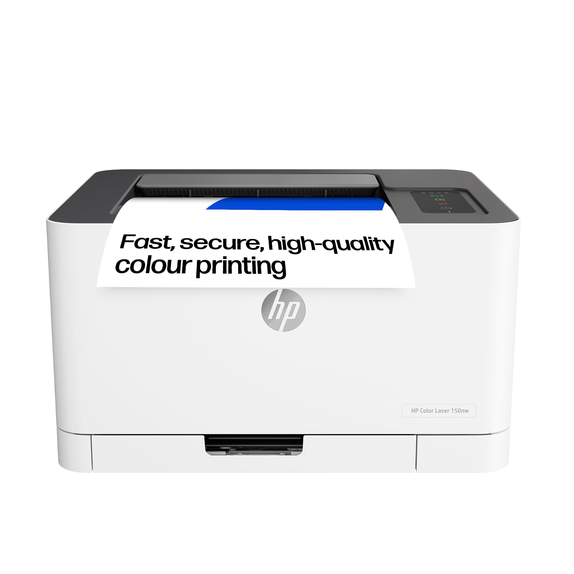 HP Colour Laser 150nw Wireless Printer | White | Easy mobile printing with the Smart app | World’s smallest colour laser in its class | USB 2.0 high speed connectivity | Speeds up to 18/4 ppm in A4