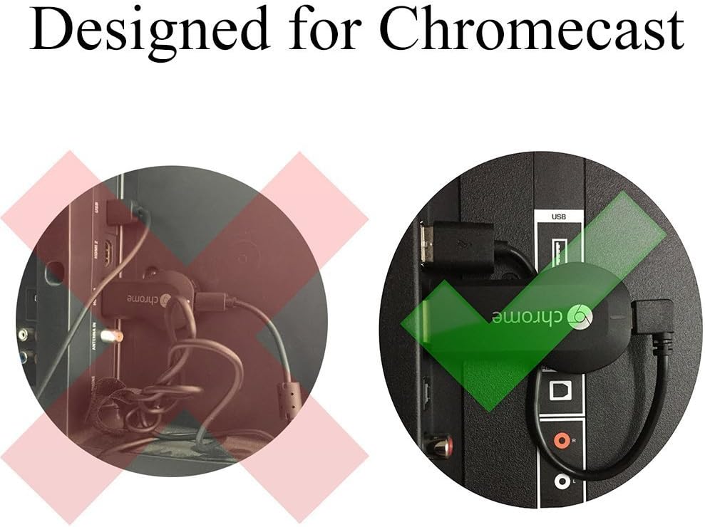 New Chromecast USB Cable. Designed to Power Your Google Chromecast HDMI