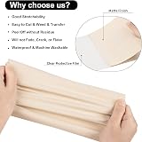 VINYL FROG Cream HTV Vinyl Roll 12 x 5ft PU Heat Transfer for T Shirts view 2
