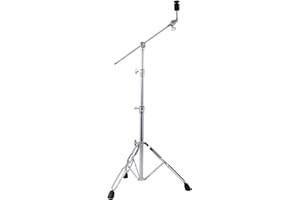 Pearl BC830 Double-Braced Cymbal Boom Stand, Medium Weight Boom Stand with Gearless UniLock Cymbal Tilter, Three-Tier Height Adjustment, and Sturdy Double-Braced legs.