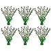 Juvale Green Balloon Weight Centerpiece - Pack of 6, Round Design - Balloon Weights for Party Decor & Table Centerpieces
