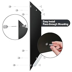 J&J worldwide Black Glass Whiteboard Magnetic Dry