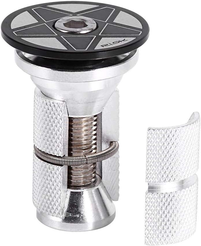 Yosso Bike Fork Headset Bicycle Front Fork Headset Top Cap Key Expander Bike Accessory 28.6mm Aluminium Alloy