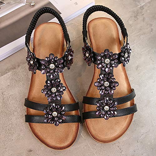 4 Desirepath+Wedge+Summer+Rhinestone+Sandals