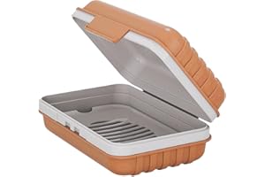Doter Travel Soap Container, Soap Bar Holder with Lid, Portable Travel Soap Case, Leakproof Soap Dish Travel, Suitable for Travel, Camping, Outdoor, Gym, Bathroom Soap Box