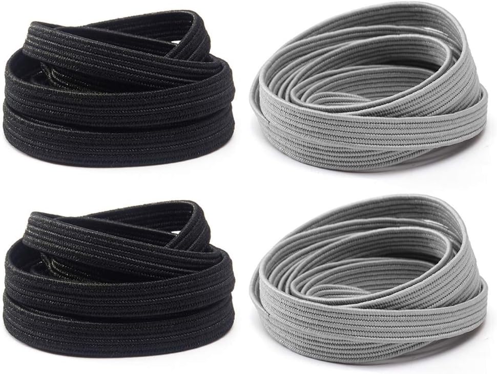 Elastic No Tie Shoelaces For Kids and Adults sport running Lazy Shoelace For Sneakers Stainless Steel Buckle System For Laces
