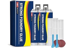 Strong Foundry Glue for Metal, 2026 Enhanced Casting Glue, Professional Grade Adhesive for Metal, Plastic and Steel Crack Rep