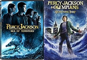 Image of Percy Jackson lightning Thief & Percy Jackson: Sea of Monsters DVD Set Amazing Fantasy Olympians Double Feature