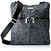 Baggallini Women's Horizon Crossbody, Pewter Floral